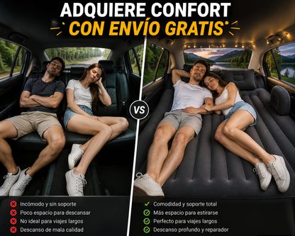 COLCHON INFLABLE VIAJERO PARA CARRO