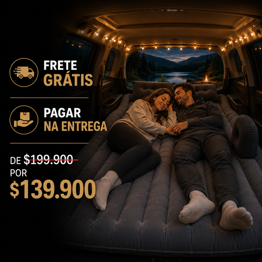 COLCHON INFLABLE VIAJERO PARA CARRO